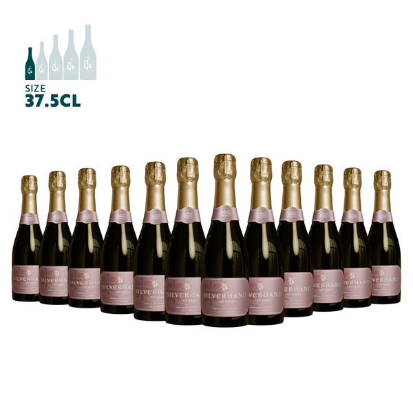 Silver Reign Rosé: Half Bottle 37.5 cl | Brut | Non-Vintage | Sparkling Wine of England
