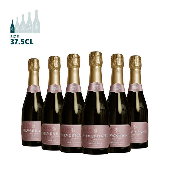 Silver Reign Rosé: Half Bottle 37.5 cl | Brut | Non-Vintage | Sparkling Wine of England