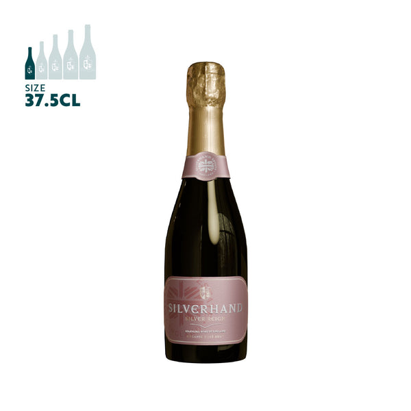 Silver Reign Rosé: Half Bottle 37.5 cl | Brut | Non-Vintage | Sparkling Wine of England